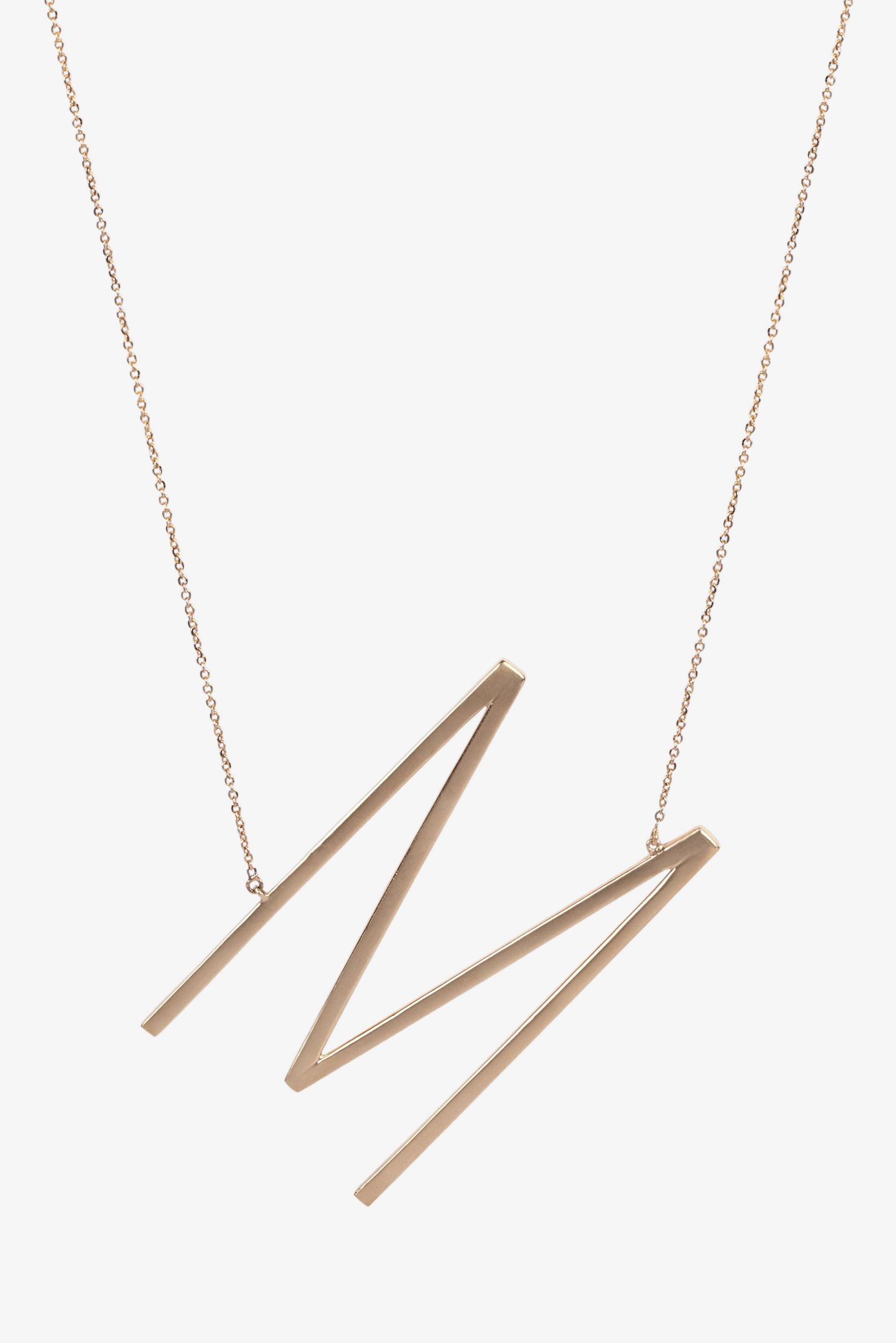 Slant Initial Necklace