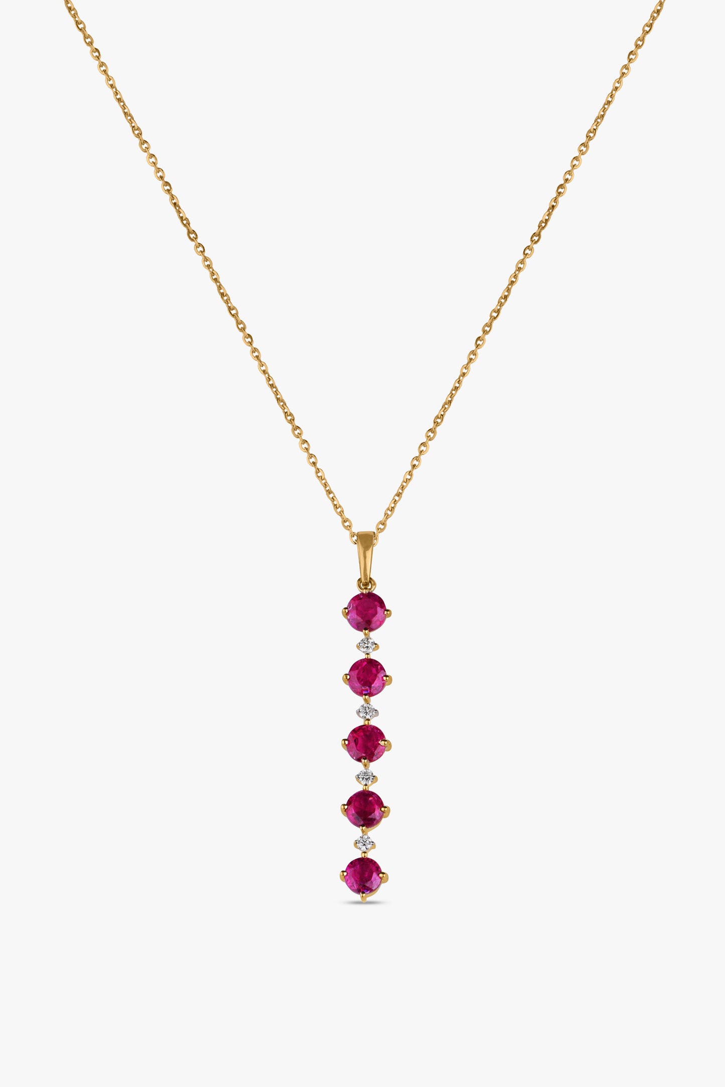 Ruby Dangler Necklace