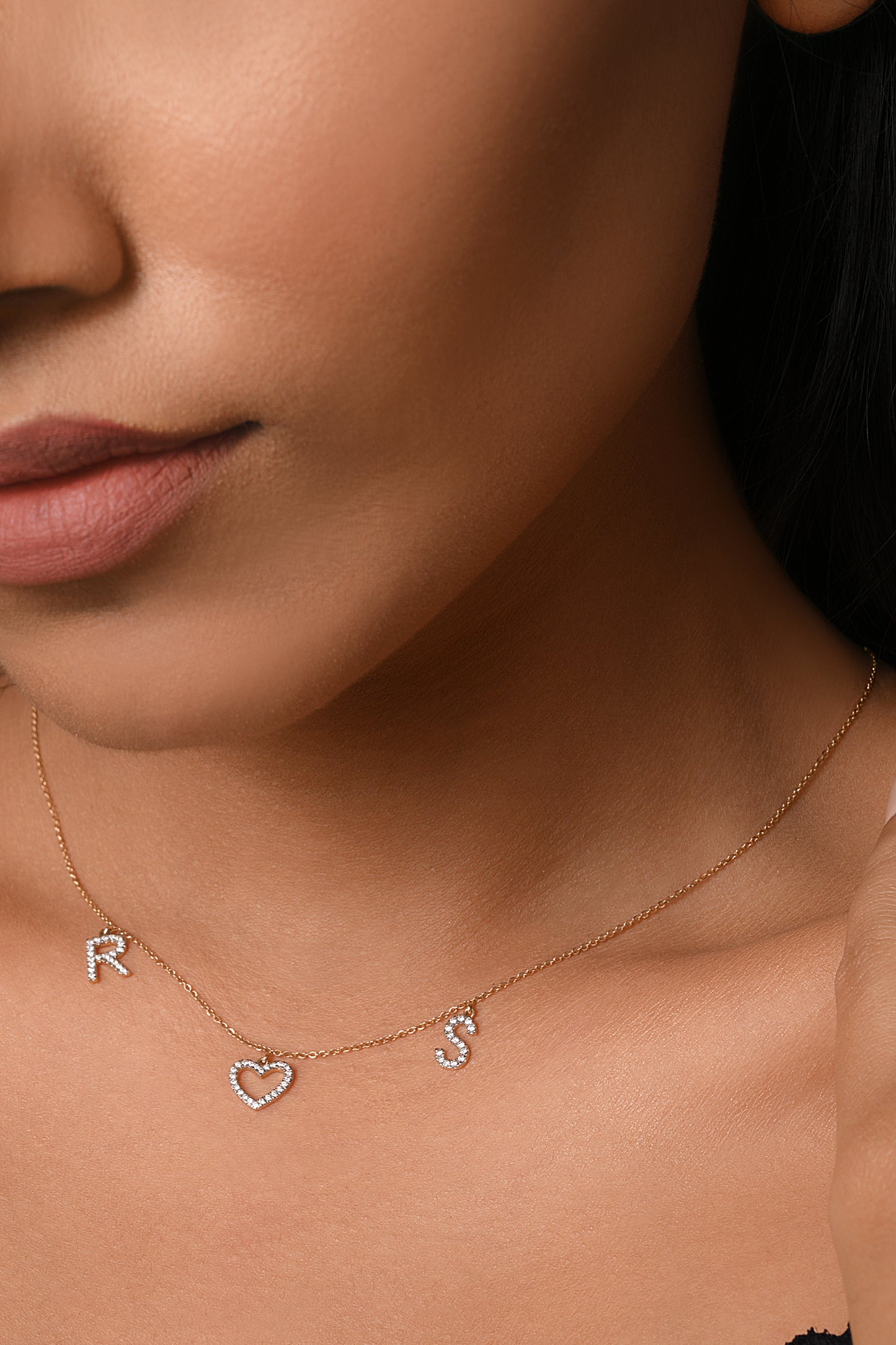 Initial Heart Necklace