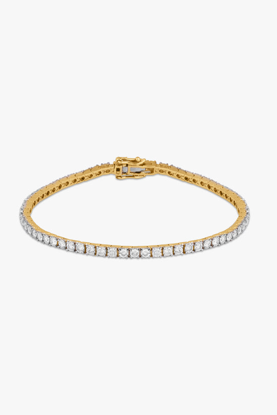 Single Line Diamond Bracelet