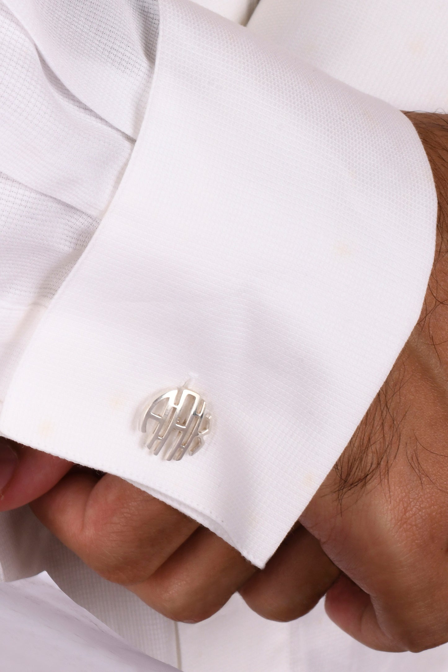 Letter Luxe Sterling Silver Cuffling