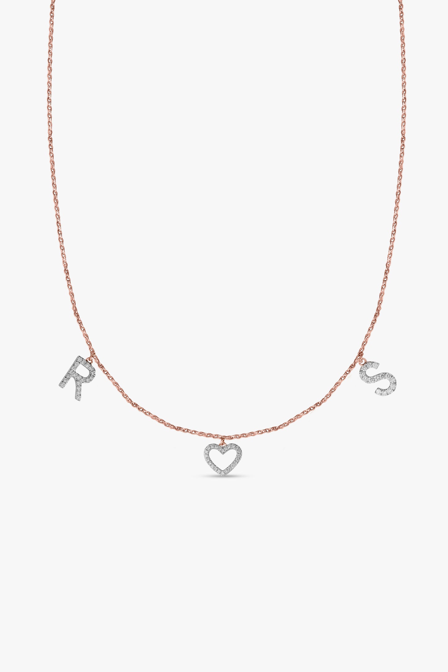 Initial Heart Necklace