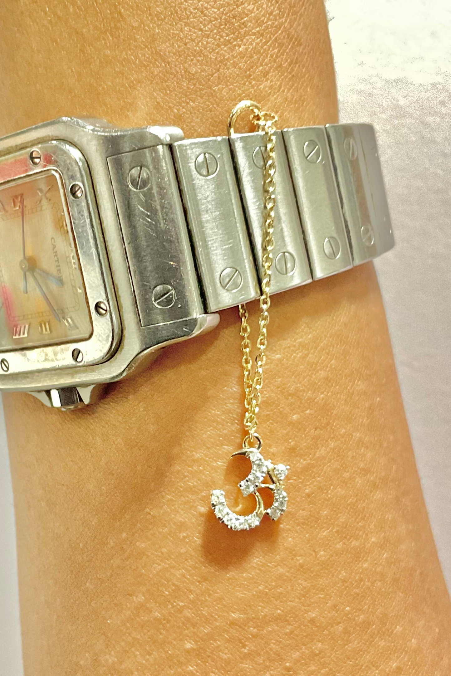 Om Watch Charm