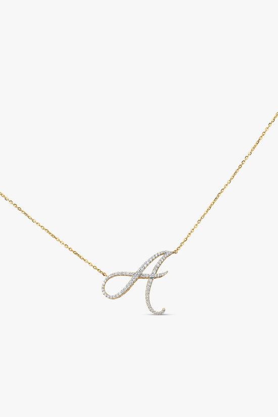 Curvy Initial Necklace