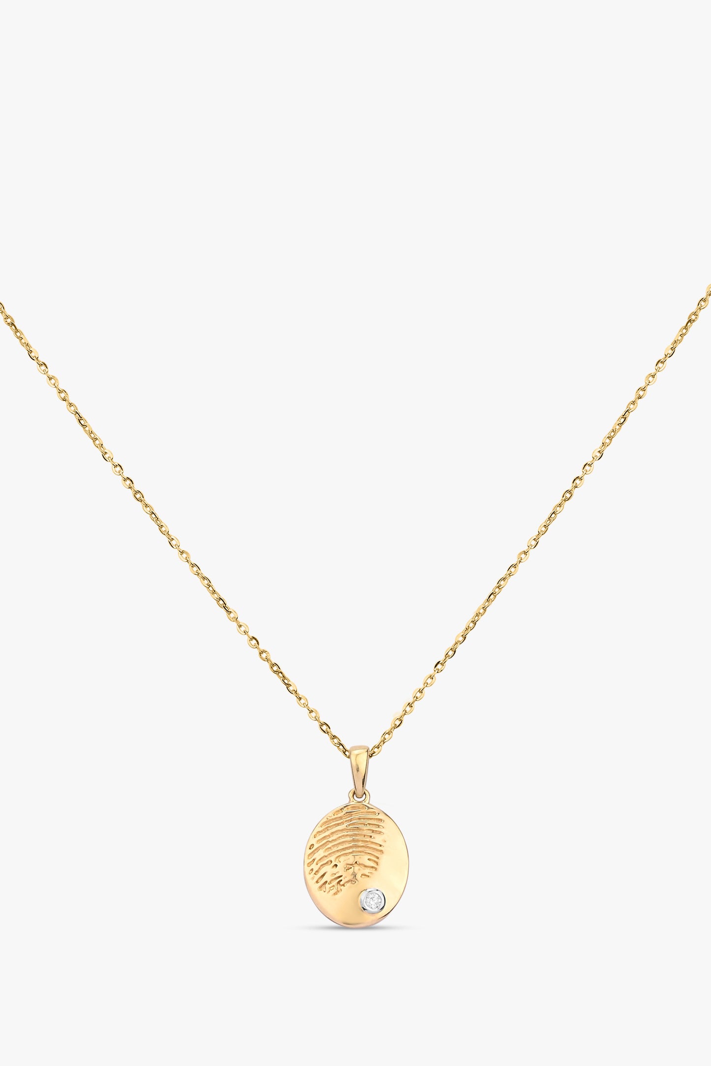 Load image into Gallery viewer, Sparkle Fingerprint Necklace
