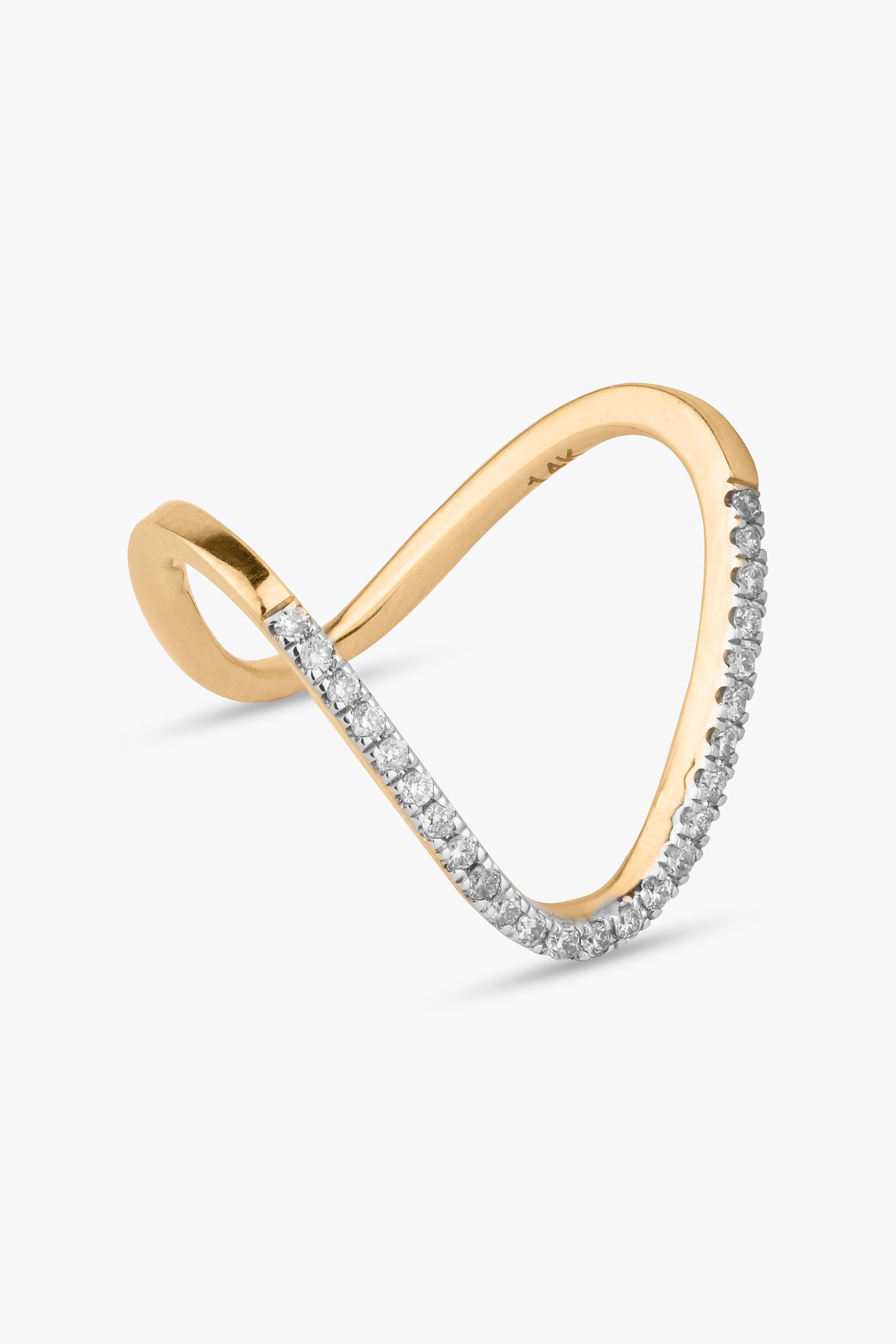 Load image into Gallery viewer, Victoria V-Shaped Ring
