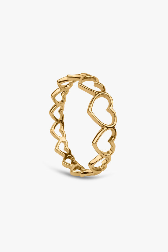 HEART GOLD  RING
