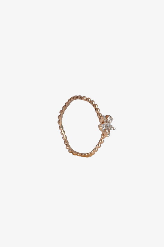 Idylle Blossom Ring, Pink Gold And Diamonds - Categories
