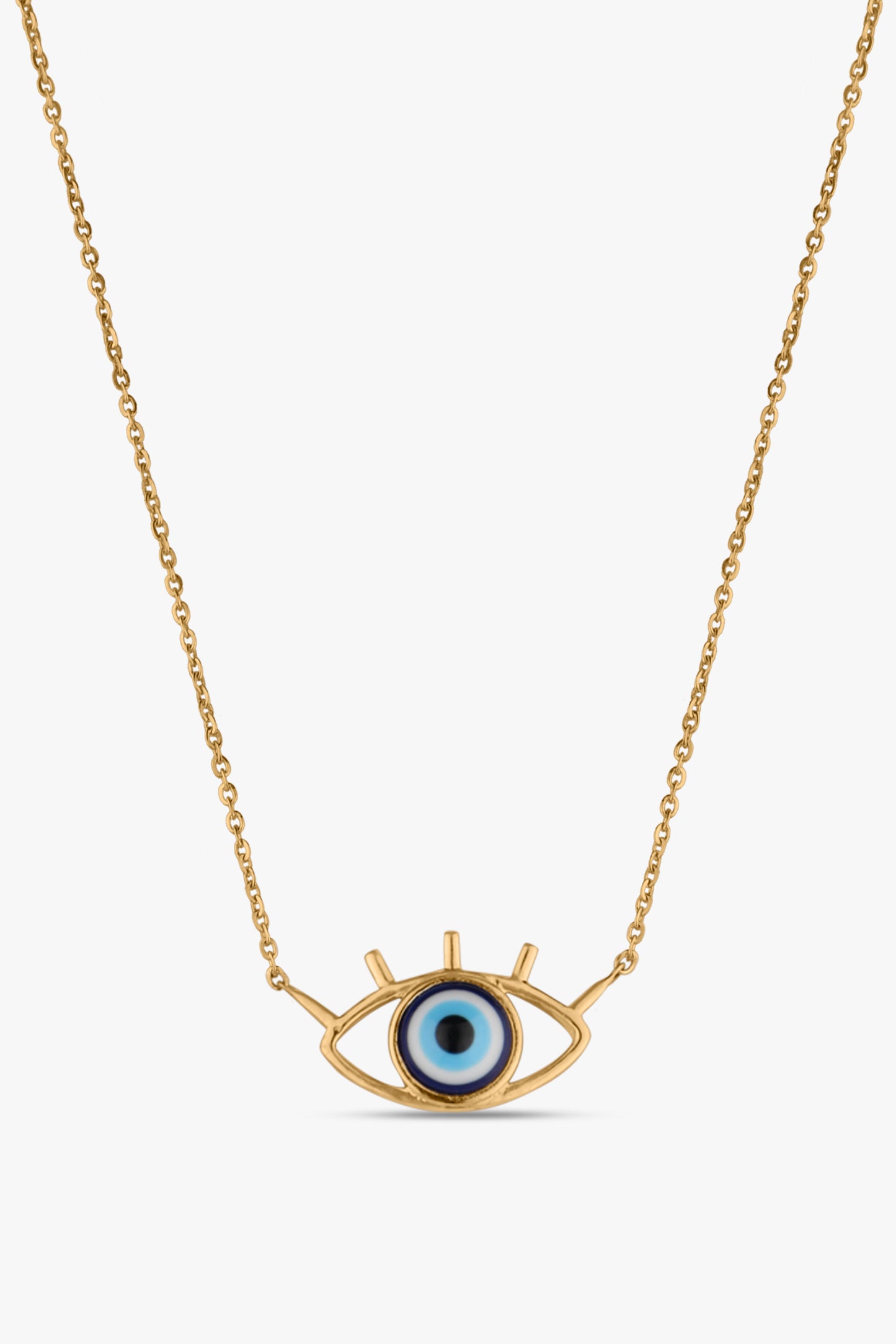 Evil Eyelash Mini Necklace