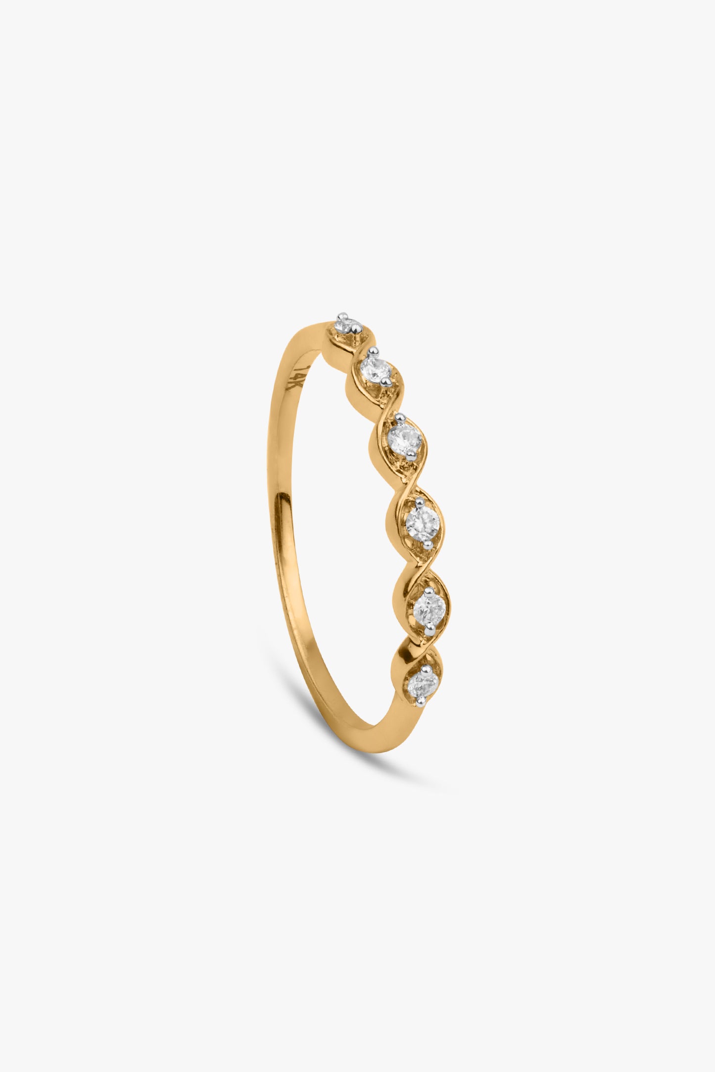 Load image into Gallery viewer, Diamond Braided Ring
