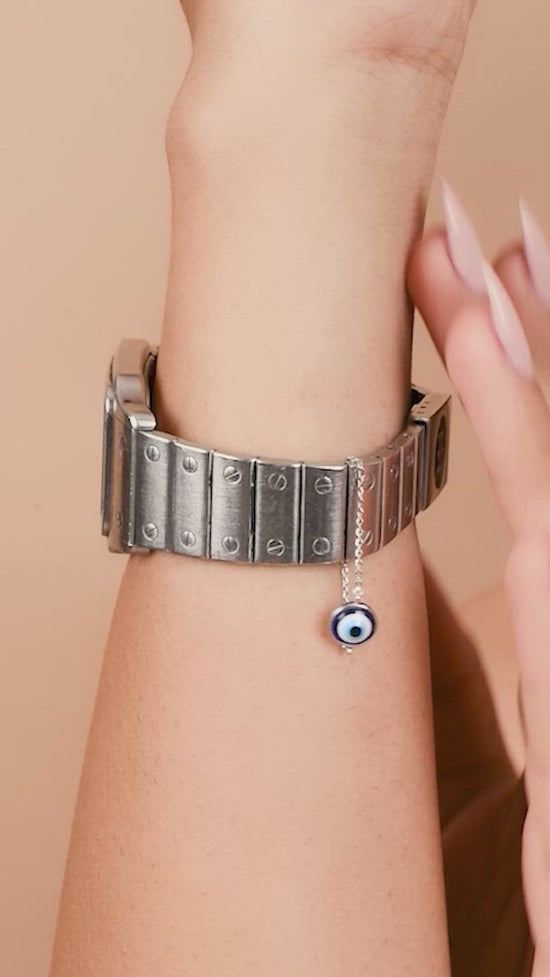 Load and play video in Gallery viewer, Evil Eye Watch Charm
