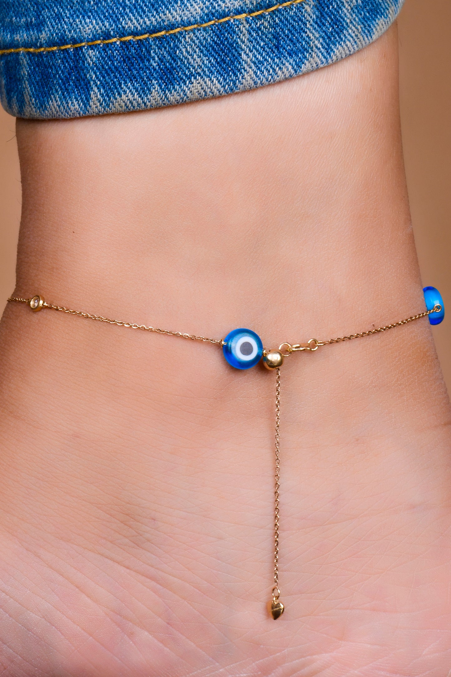Load image into Gallery viewer, Evil Eye Anklet
