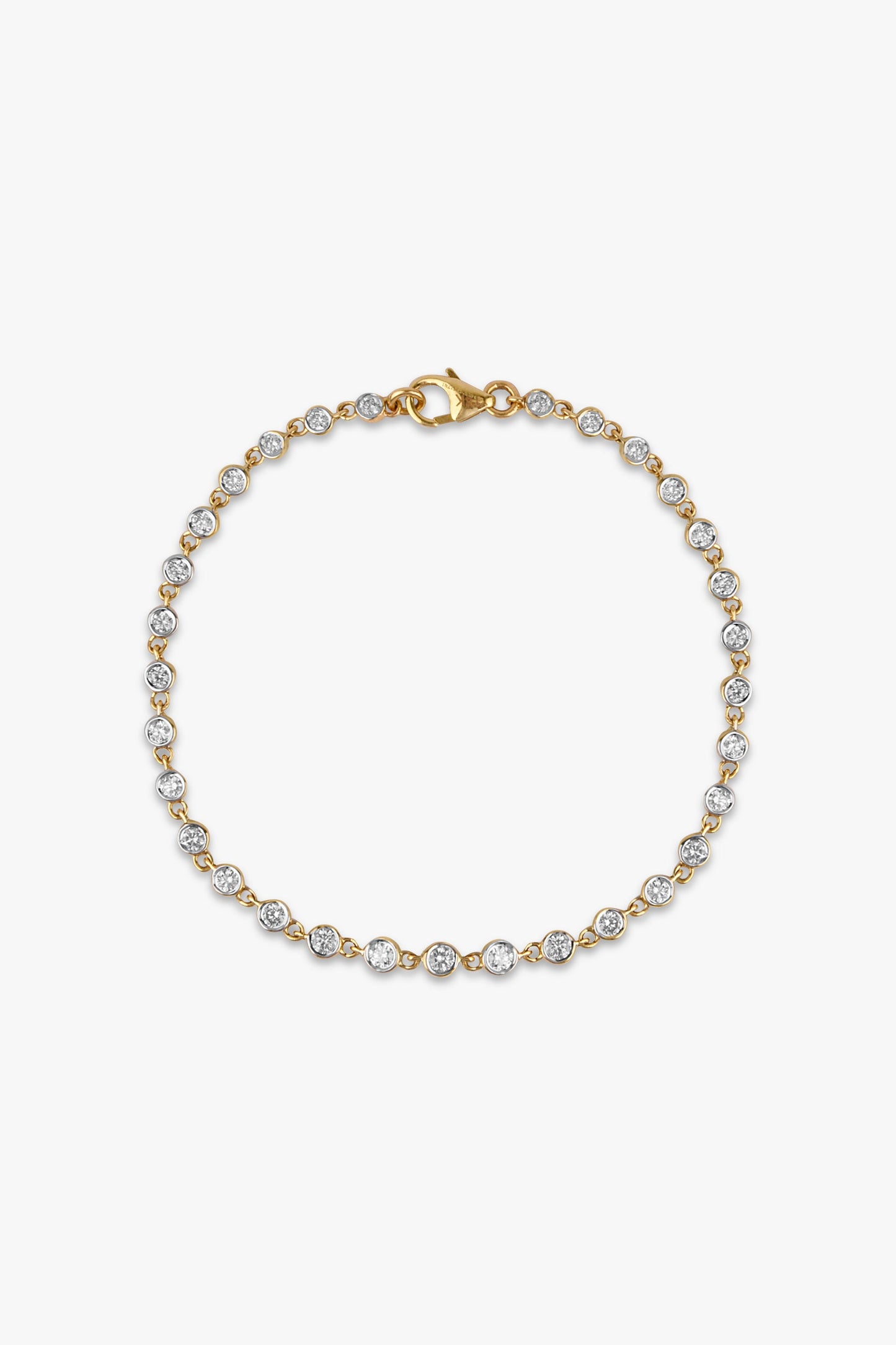 Load image into Gallery viewer, Tennis Diamond Link Bracelet
