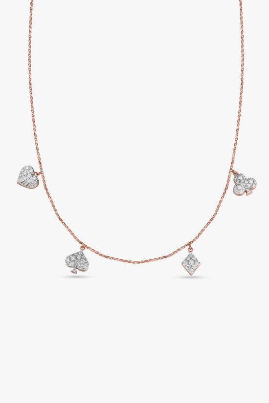 Poker Diamond Necklace
