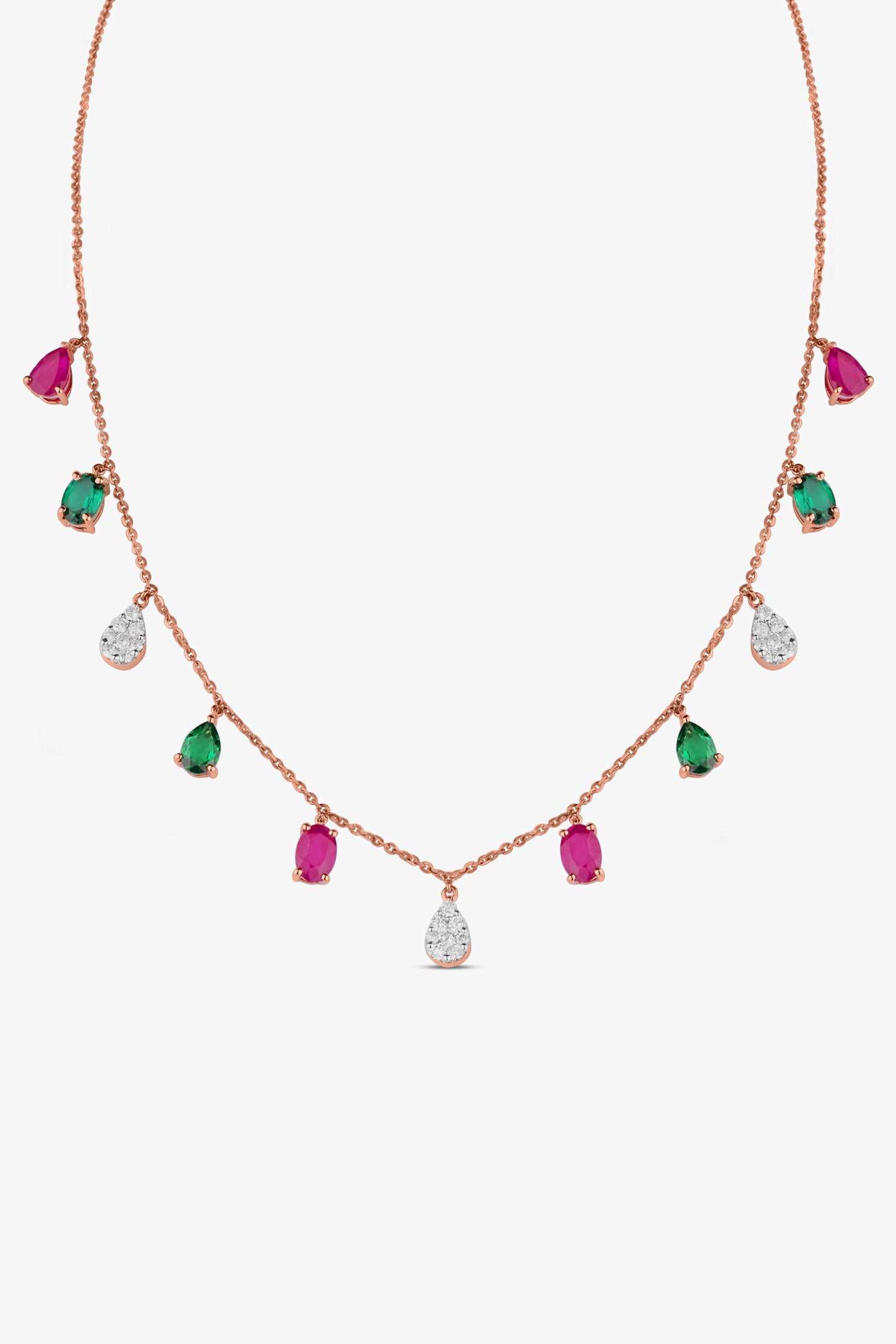 Load image into Gallery viewer, Dancing Multi Drops Necklace
